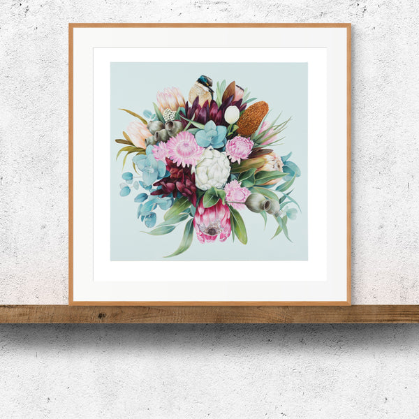 Blushing bouquet